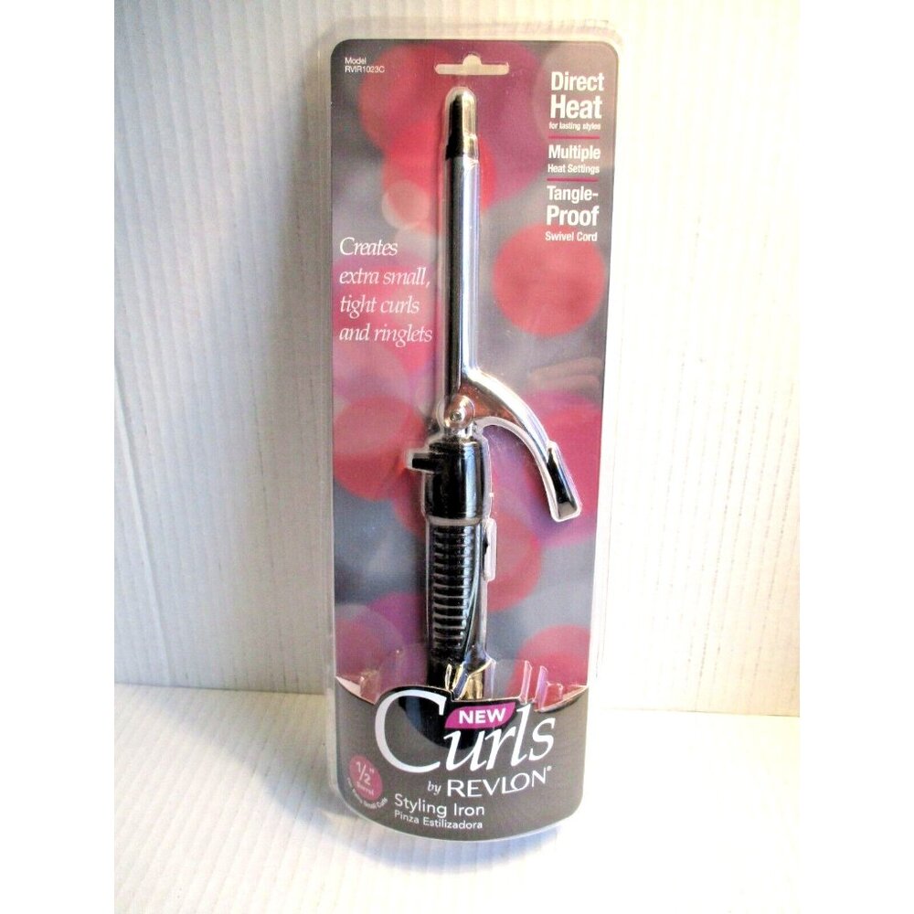 *New Curls by Revlon Styling Iron  - 1/2" barrel - Extra Small Curls